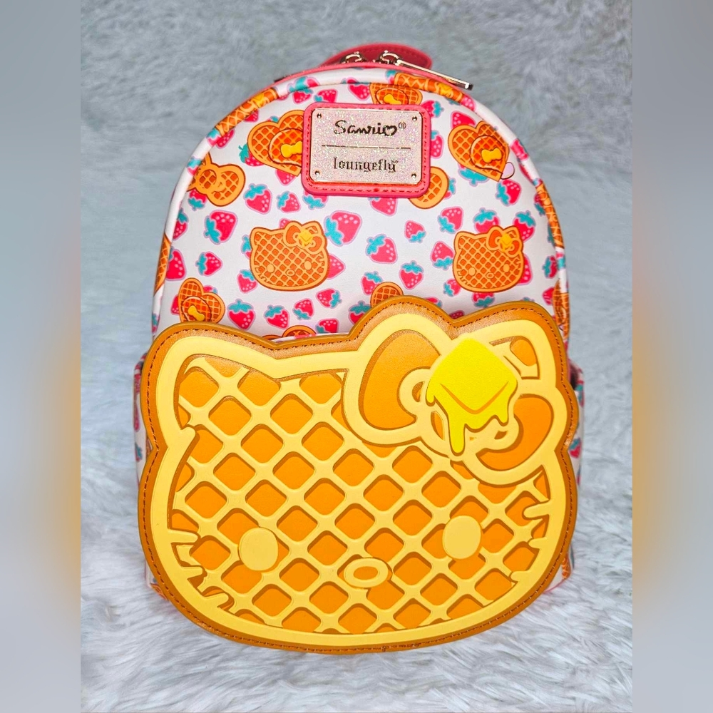 Loungefly Hello Kitty Waffle mini Backpack